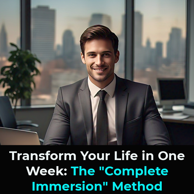 Transform Your Life in One Week: The “Complete Immersion” Method